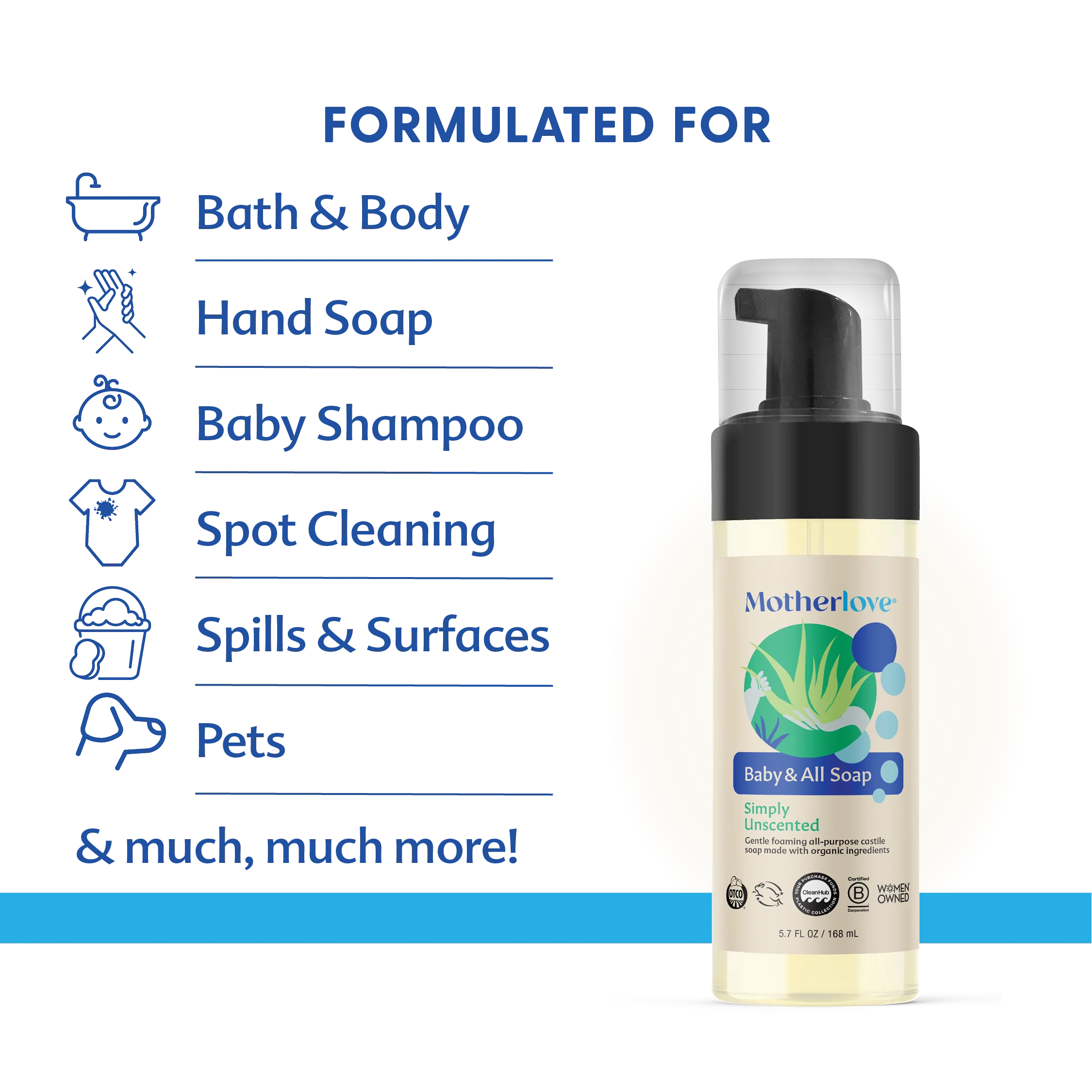 Baby & All® Soap - Simply Unscented - Image 7
